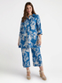Loose jungle print trousers image number 0