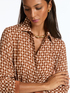 Geometric print shirt image number 3