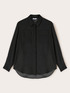 Organza shirt with pockets image number 4