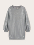 Sweatkleid mit Shiny-Optik image number 3