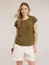 Blusa in viscosa con tasche image number 3