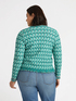 Cardigan aus verflochtenem Stoff und mit Fransen image number 2
