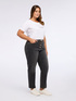 Stone-washed barrel jeans image number 6