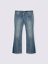 Flare jeans with used effect image number 4