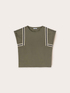 T-shirt with crochet passementerie image number 4