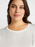 Blusa in raso e jersey image number 0