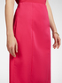 Solid color straight skirt image number 3