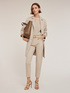 Rianne carrot fit drill trousers image number 0