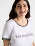 T-Shirt mit Schriftzug image number 3