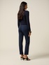 Pantaloni regular in punto milano image number 1