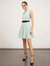 Mini dress with a bow at the waist image number 2