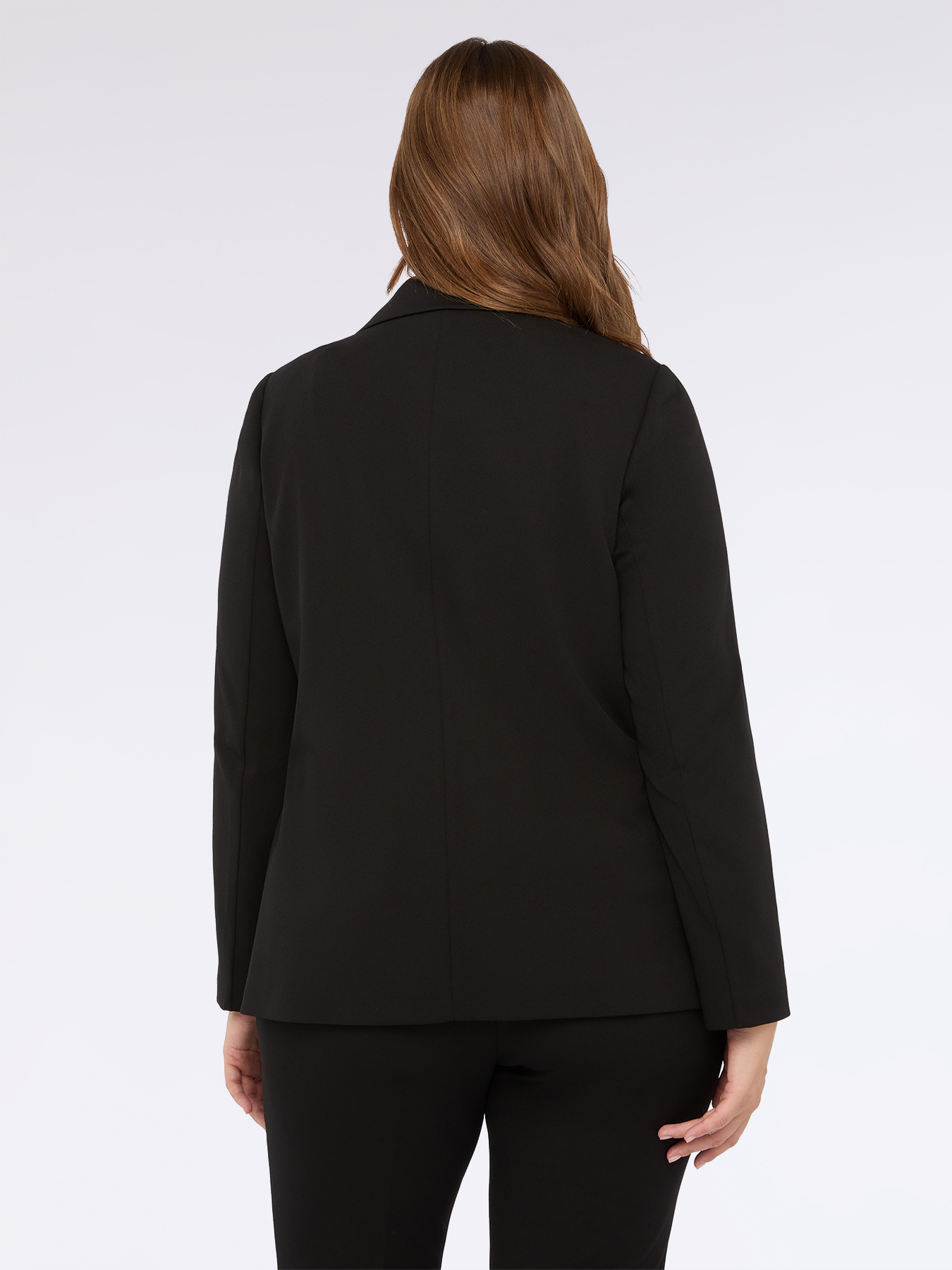 Blazer relaxed in tessuto stretch image number 3