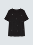 Cotton t-shirt with dragonfly charm image number 4