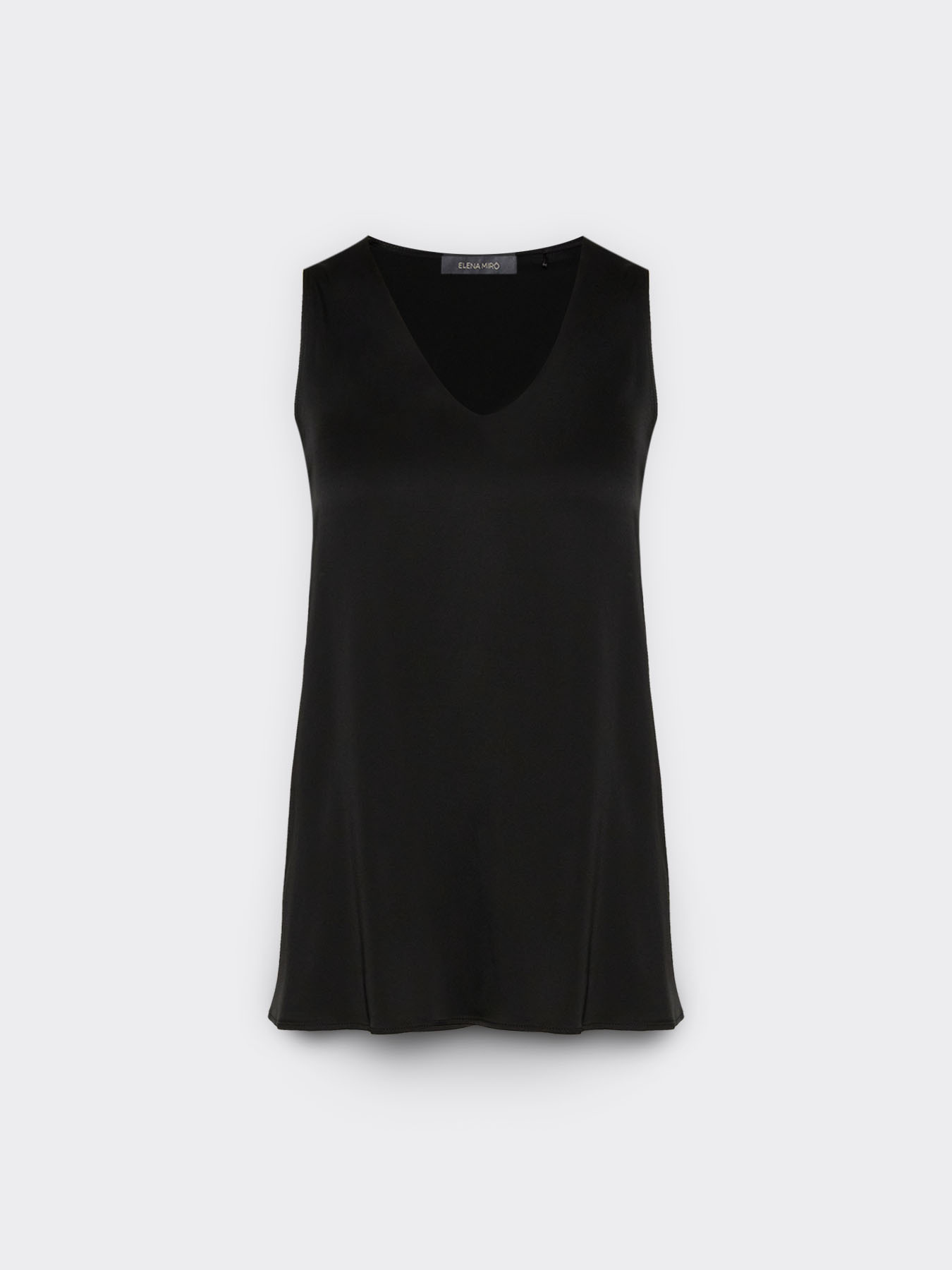 Top en satin de viscose image number 4