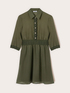 Shirtdress in lyocell blend crepe image number 4