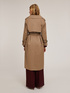 Lyocell blend fabric double-breasted trench coat image number 1