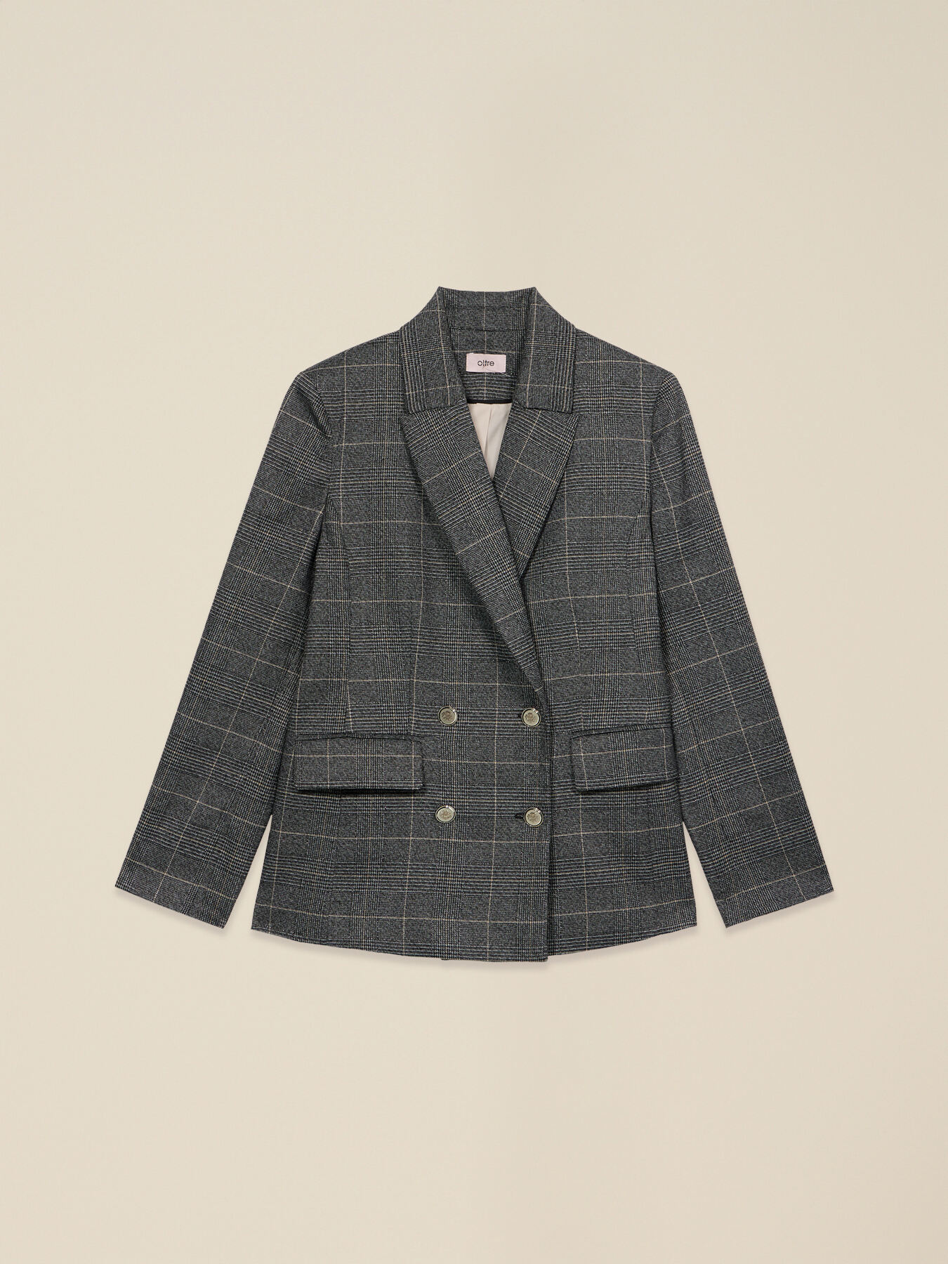 Blazer check doppiopetto image number 4