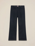 Pantaloni regular in denim con micro cristalli image number 4