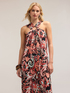 Long dress with ethnic pattern image number 2