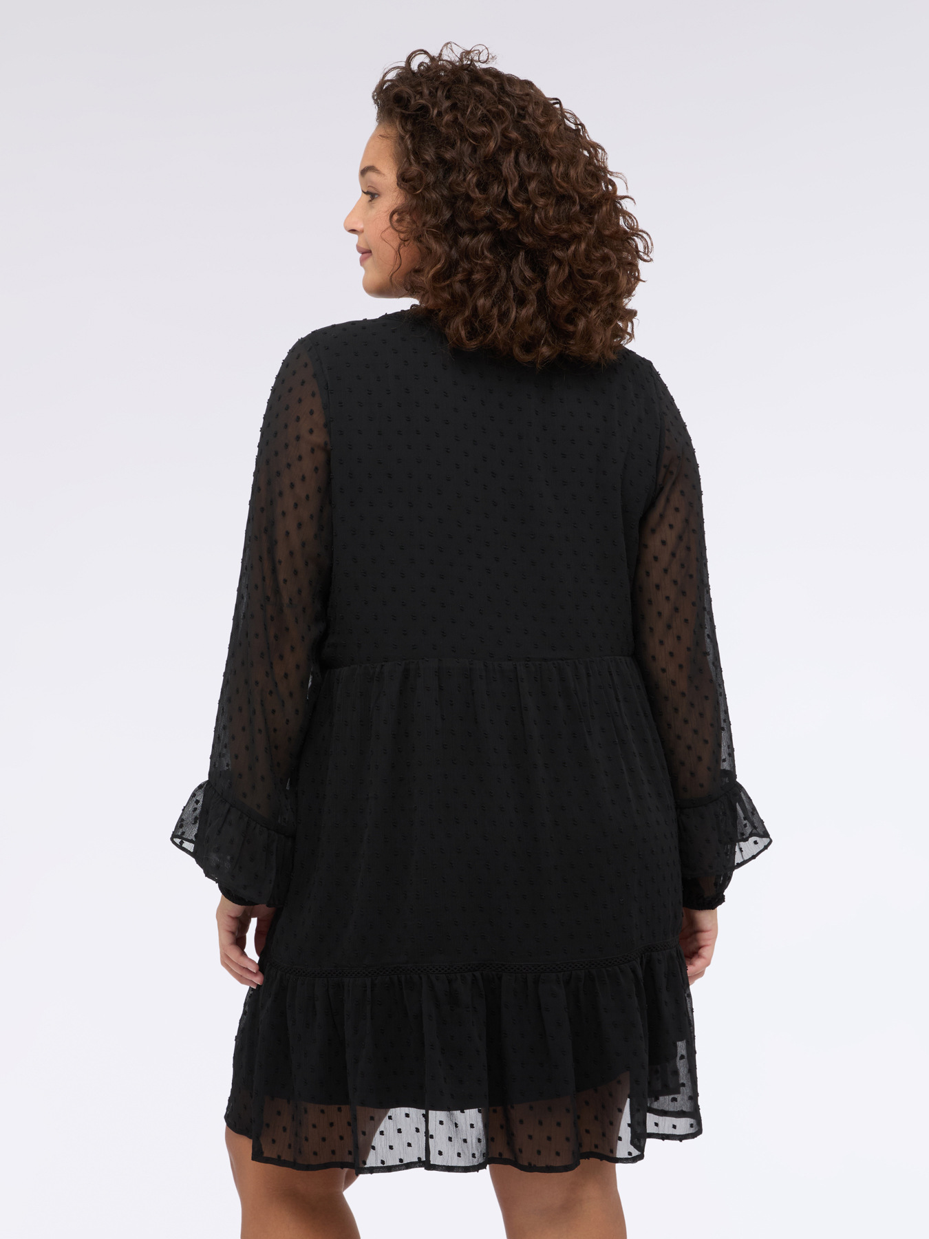 Vestito SMILE in tessuto plumetis image number 1