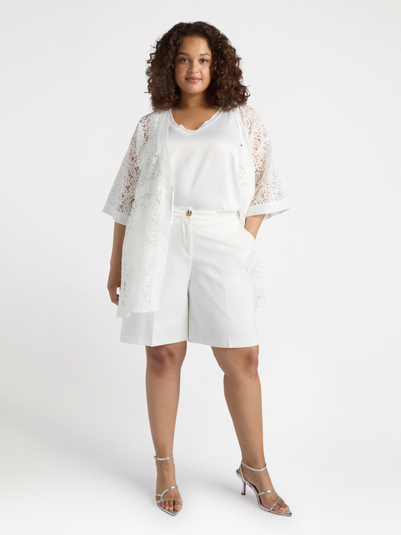 Lace open shrug