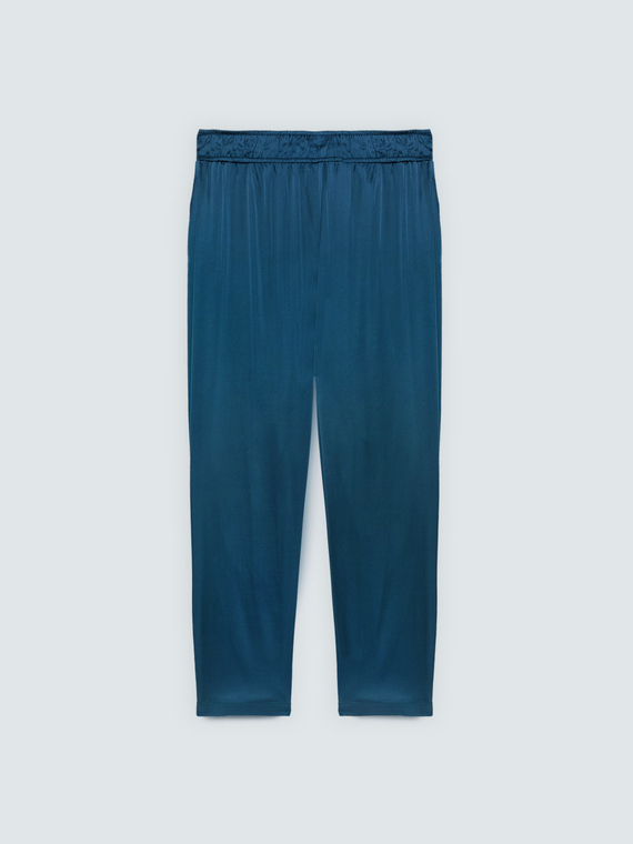 Joggers aus Stretch-Satin