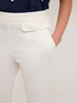 Pantalon kick flare en coton technique image number 3