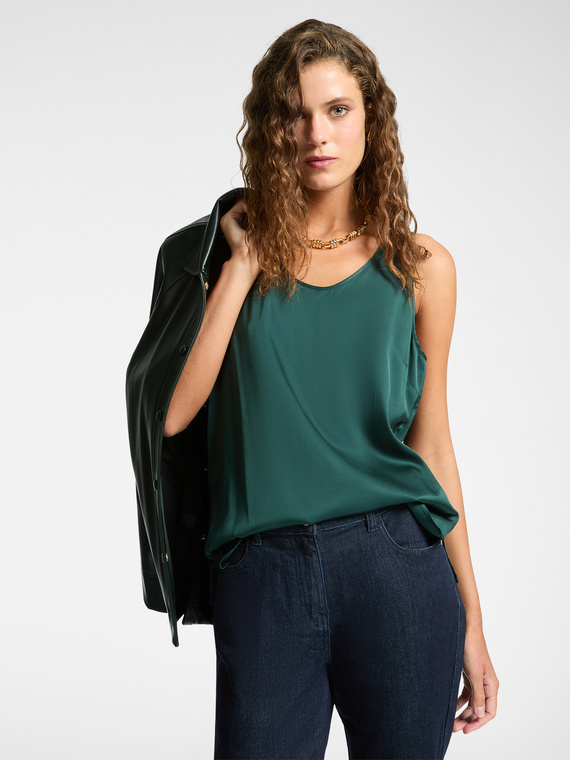 Satin top