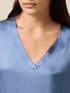 Chemisier en satin de viscose image number 2