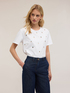 T-shirt with oversized sequin embroidery image number 2