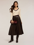 Two-tone ribbed jumper image number 3