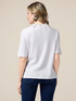 Short-sleeved T-shirt with jewel neckline image number 1