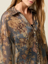 Patterned shirt with kimono sleeves image number 2
