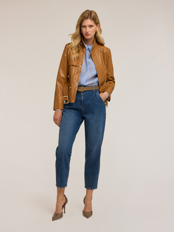 Coupe barrel de jeans