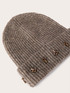 Knit hat with applied stones image number 2