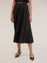 Plissierter Midi-Rock aus Satin image number 2