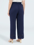 Wide-Leg-Hose mit Ajour-Detail image number 1