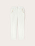 Slim-fit cotton drill trousers image number 4