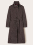 Tailored coat with belt image number 4