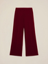 Wide-leg palazzo pants in crepe fabric image number 1