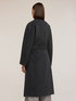 Double-breasted coat in wool blend drap image number 1