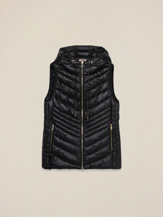 Leichte ärmellose Daunenjacke
