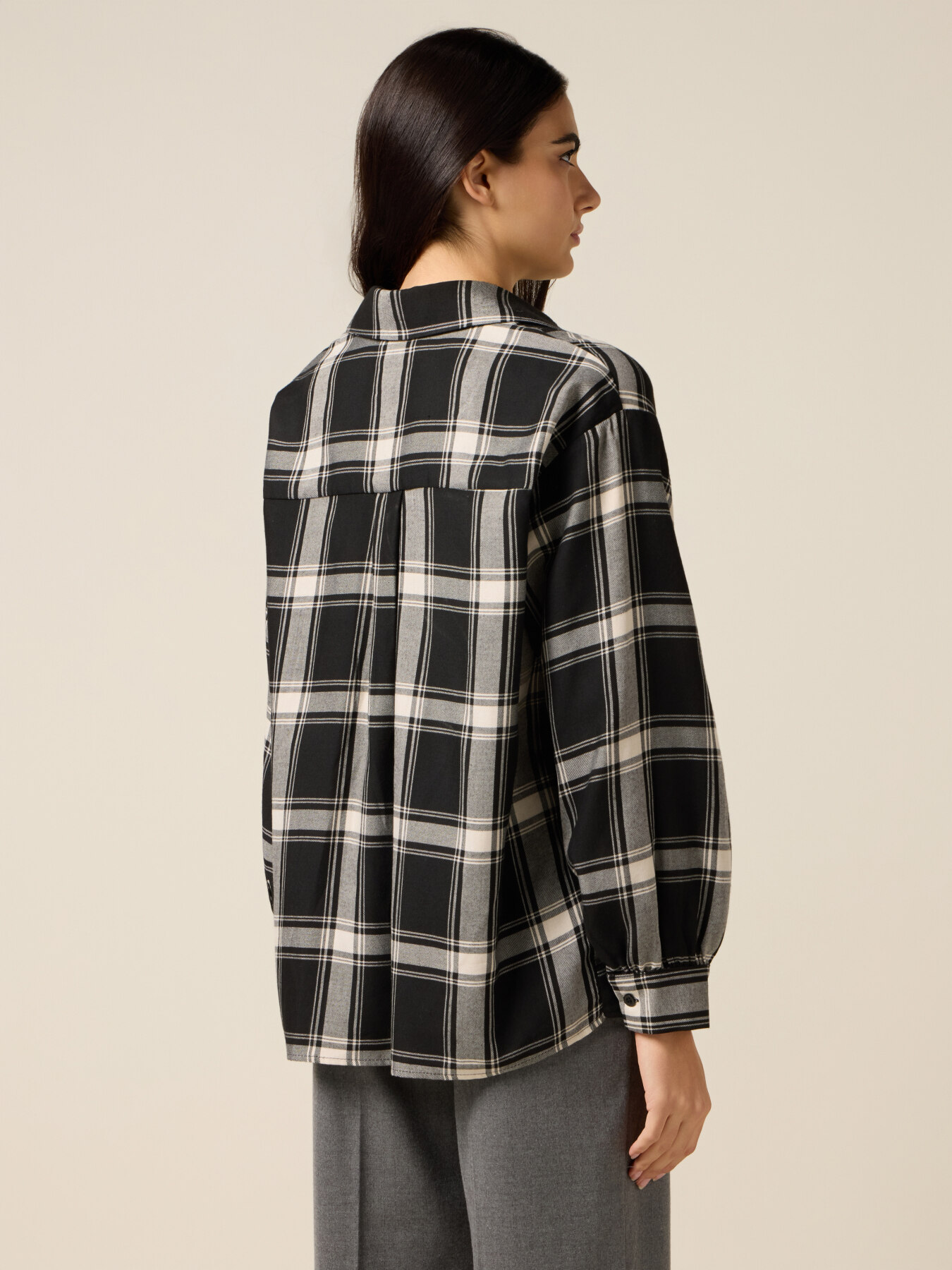 Camicia check con castoni image number 1