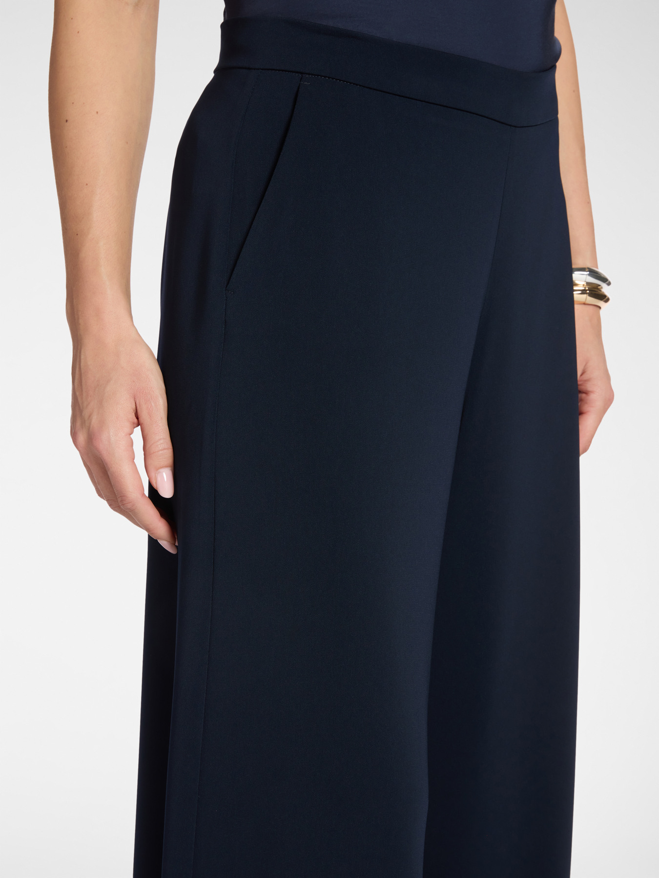 Pantaloni palazzo in cady image number 3