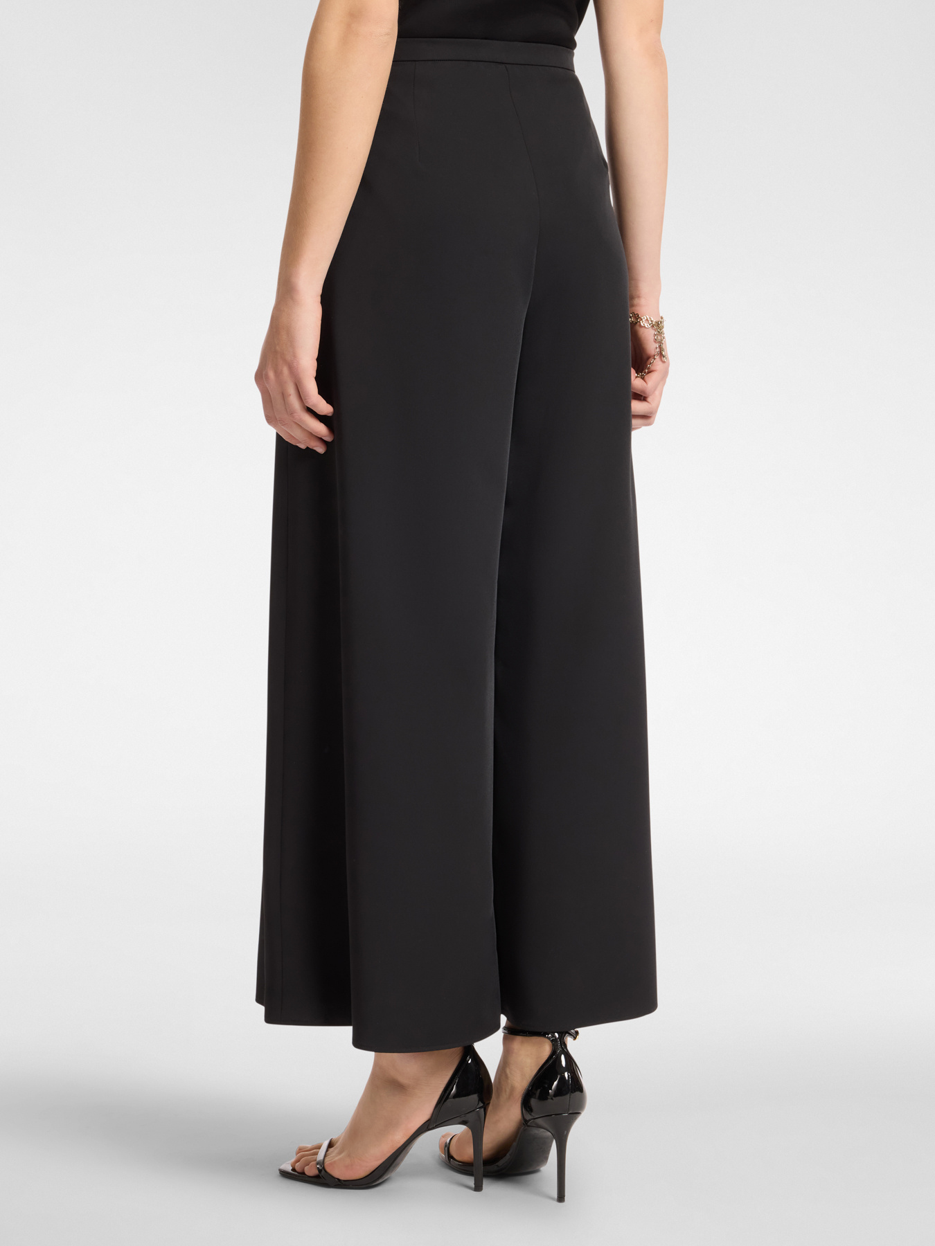 Pantalon large cropped à plis image number 1