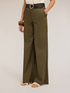 Pantaloni palazzo in cotone image number 2