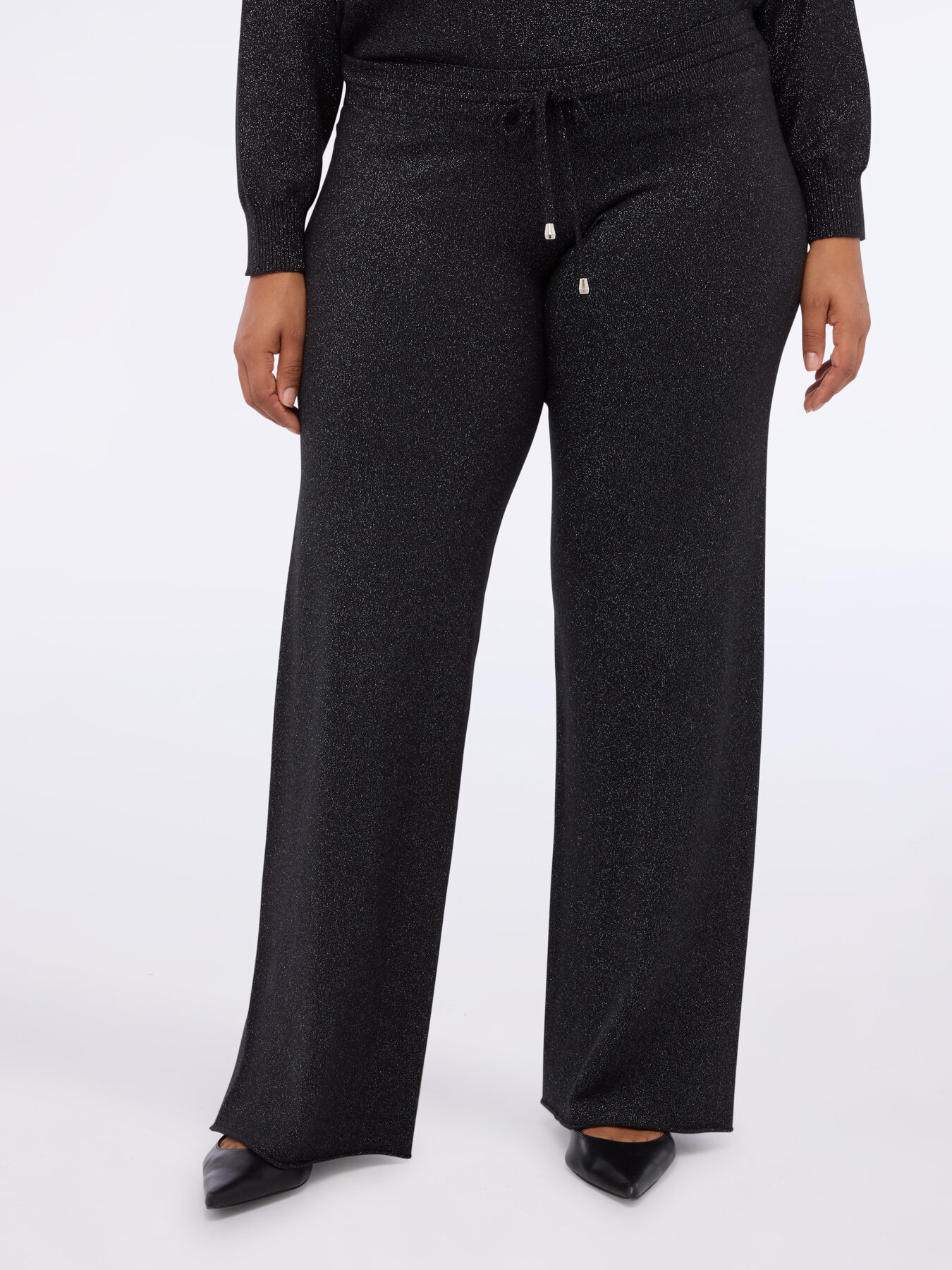 Wide Leg Knit Pants image number 2
