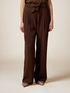 Flowy pants with belt image number 3