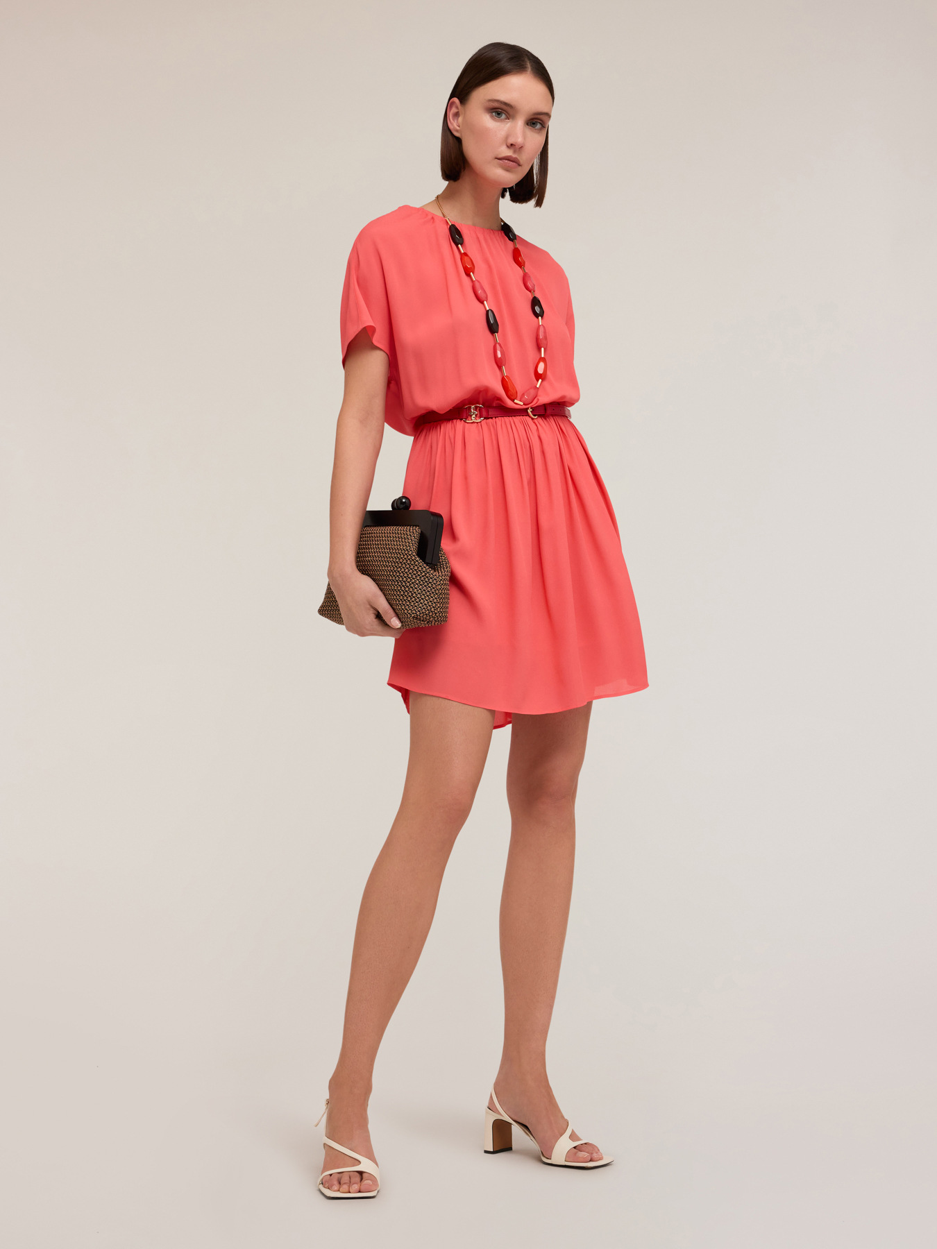Rochie mini cu încrețituri image number 0