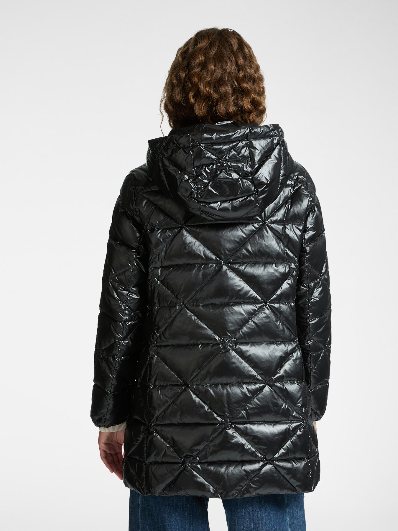 Gesteppte Daunenjacke mit Kapuze image number 1